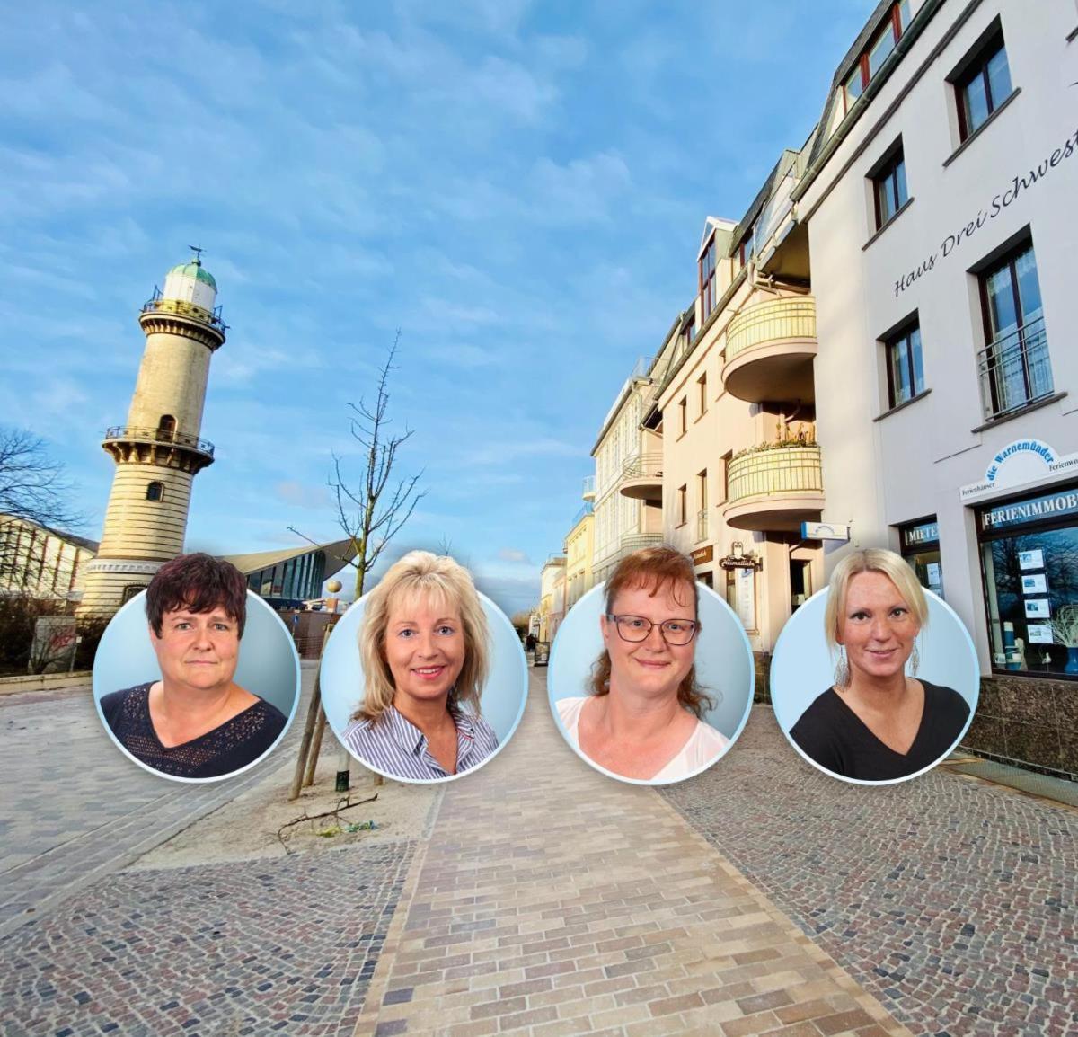 Ferienwohnung Seaside, direkt an der Promenade Rostock Exterior foto